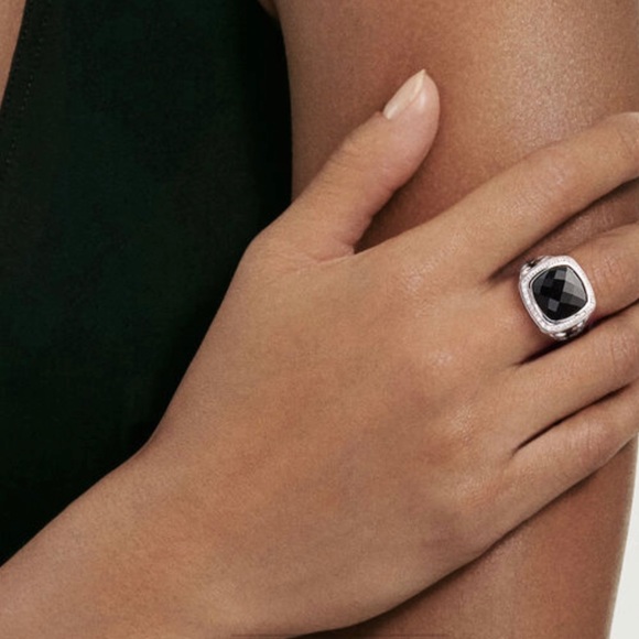 David Yurman black Albion Ring - Picture 10 of 12